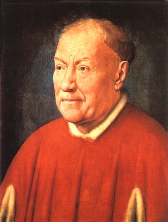 portrait du cardinal Nicola Albergati à Jan van Eyck