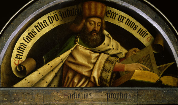Prophet Zechariah, Jan v.Eyck,Ghent Altar à Jan van Eyck