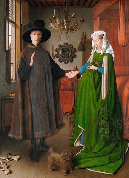 Le mariage de Giovanni Arnolfini à Jan van Eyck