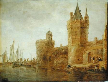 Bulwark on Water à Jan van Goyen