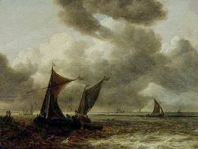 Morceau de mer. à Jan van Goyen