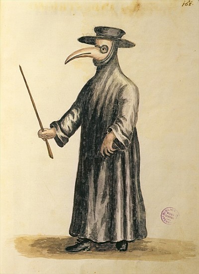 Venetian Doctor during the time of the plague à Jan van Grevenbroeck