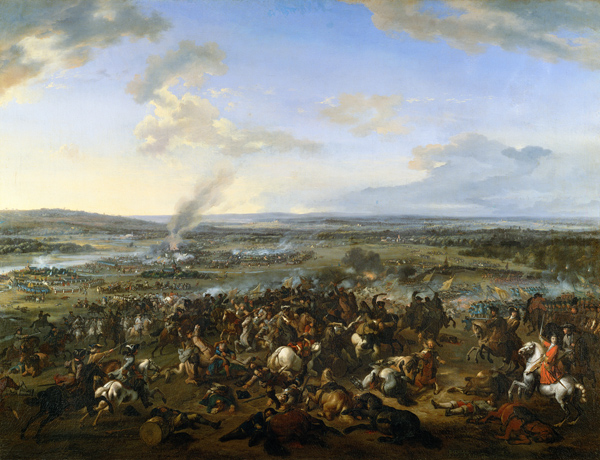 La bataille à Hoechstaedt 13.8.1704 à Jan van Huchtenburgh