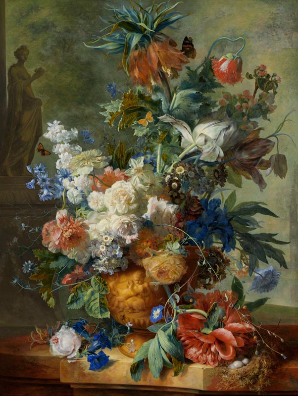 Still Life with Flowers à Jan van Huysum