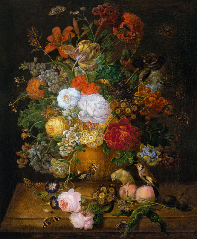 nature morte de fleurs à Jan van Os