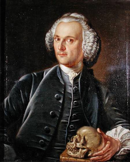Portrait of Dr William Barrett à Jan van Rymsdyk