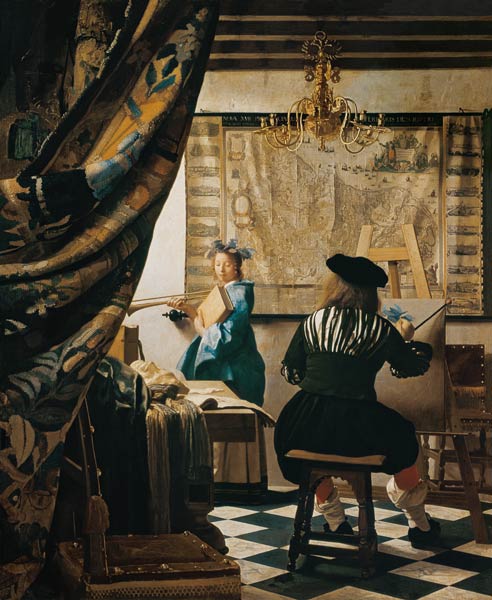 Allégorie de la peinture à Johannes ou Jan  Vermeer de Delft