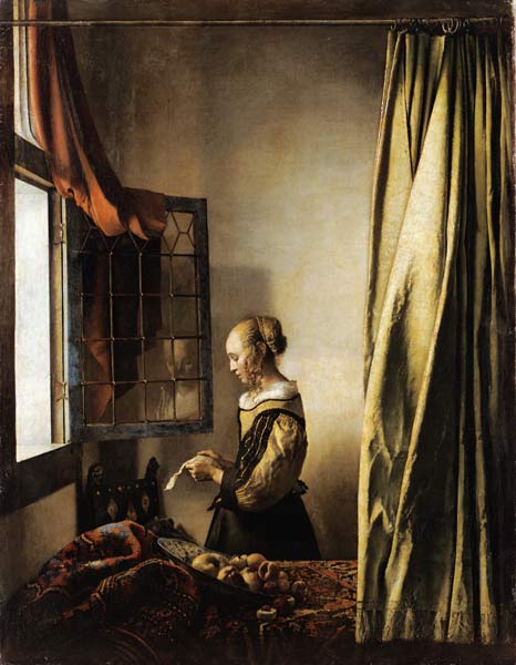 La liseuse à la fenêtre à Johannes ou Jan  Vermeer de Delft
