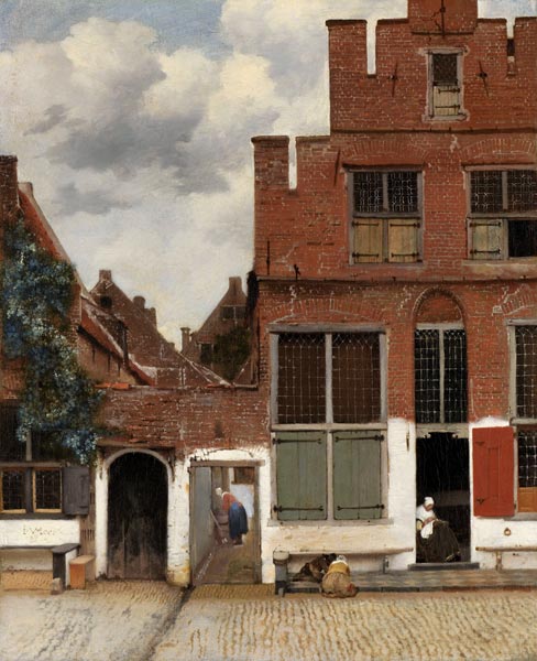 La petite rue à Johannes ou Jan  Vermeer de Delft