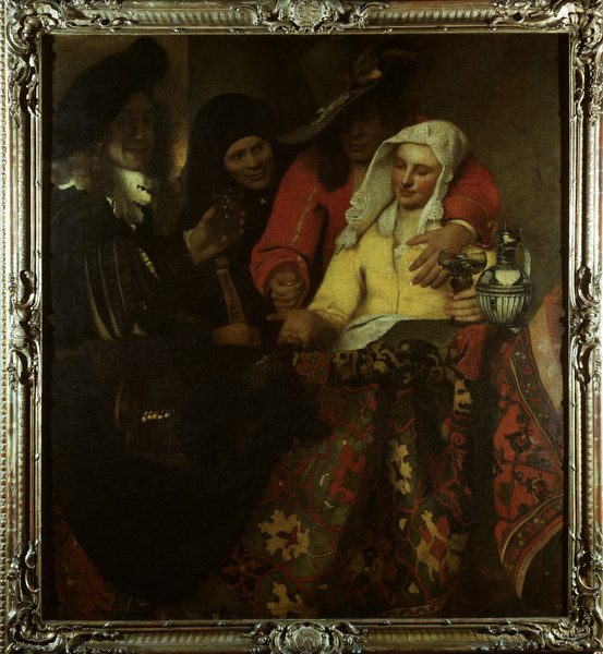 Vermeer / The Procuress / 1656 à Johannes ou Jan  Vermeer de Delft