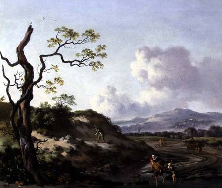 A Landscape with Travellers à Jan Wynants