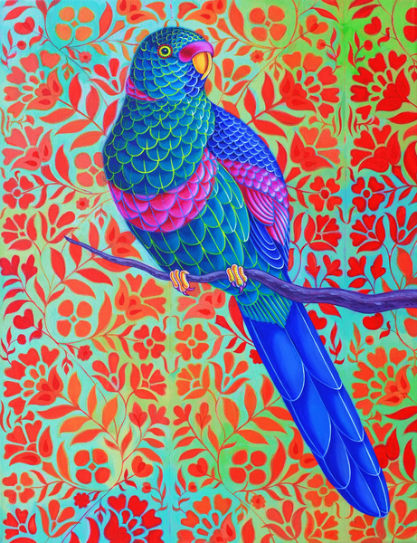 Blue Parrot à Jane Tattersfield