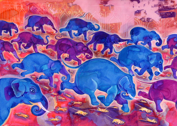 Elephants à Jane Tattersfield