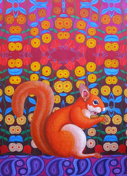 Red Squirrel à Jane Tattersfield