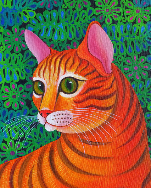 Tiger Cat à Jane Tattersfield