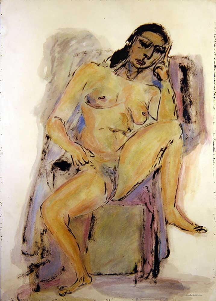Seated Nude, 1946 à Jankel Adler
