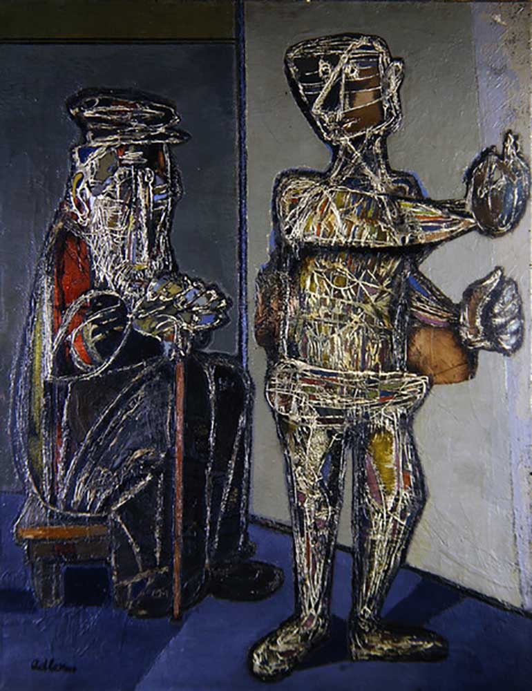 Two Figures, 1944 à Jankel Adler