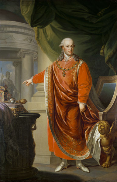Empereur Leopold II  d'Autriche en costume à János Donath