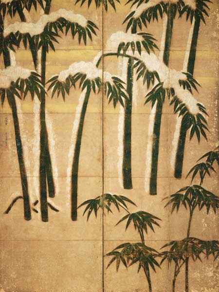 Bamboo, Momoyama Period (1568-1615) (ink on paper) à École japonaise