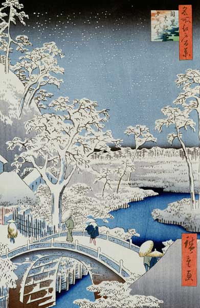 Winter Landscape à École japonaise