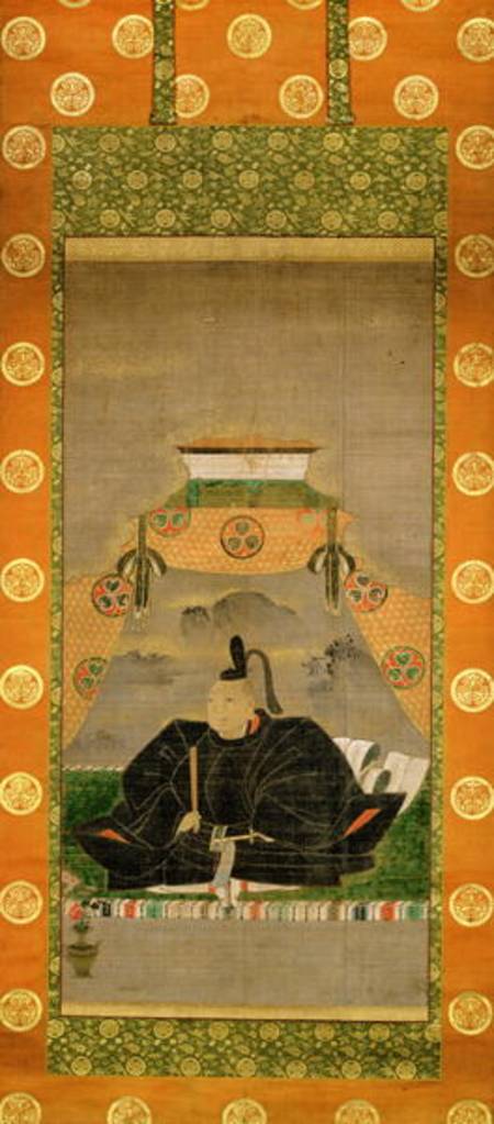 Portrait of Tokugawa Ieyasu (1543-1616), Japanese à École japonaise