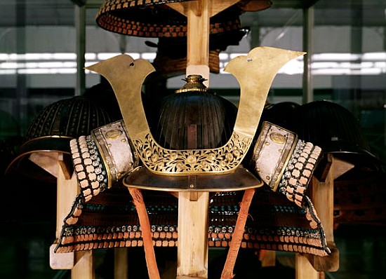 Samurai helmet, mid 14th century à École japonaise