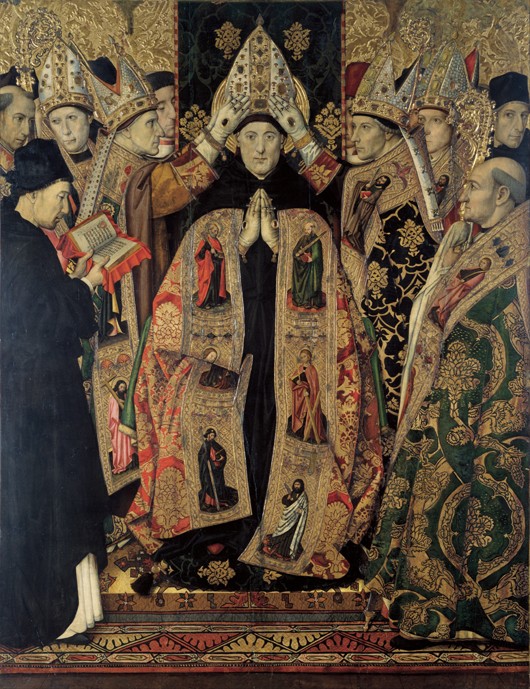 The Consecration of Saint Augustine à Jaume Huguet