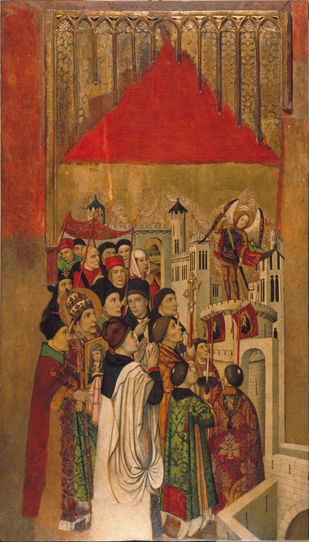 Apparition of Saint Michael at the Castle of Sant'Angelo à Jaume Huguet