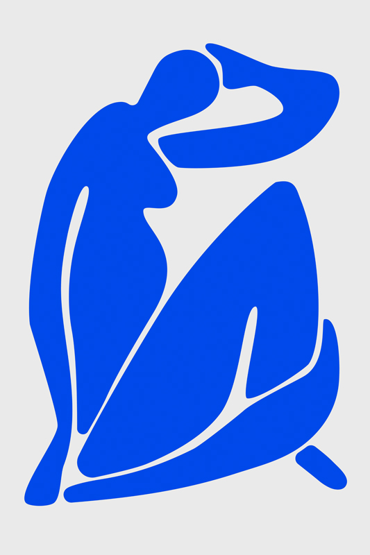 Henri Matisse Blue Collection #1 à jay stanley