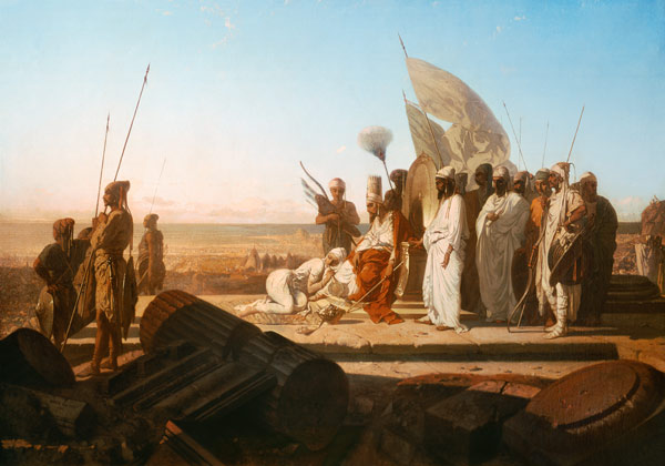 Xerxes at the Hellespont à Jean Adrien Guignet