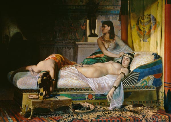 Death of Cleopatra à Jean-Andre Rixens