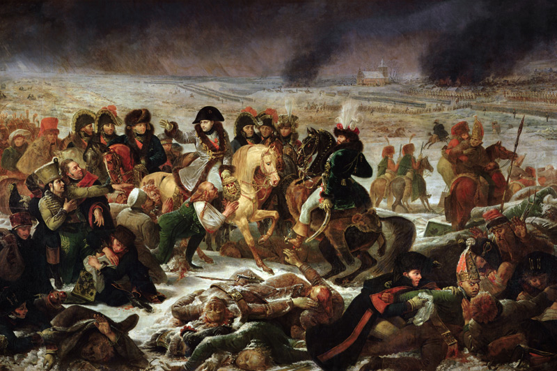 Napoléon sur le champ de bataille d'Eylau à Jean-Antoine Gros