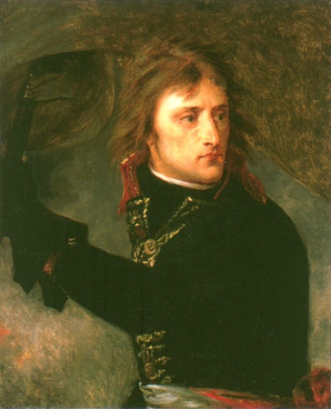 Bonaparte sur le pont d'Arcole (détail) à Jean-Antoine Gros