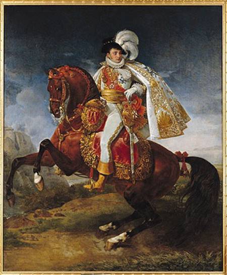 Equestrian Portrait of Jerome Bonaparte (1784-1860) à Jean-Antoine Gros