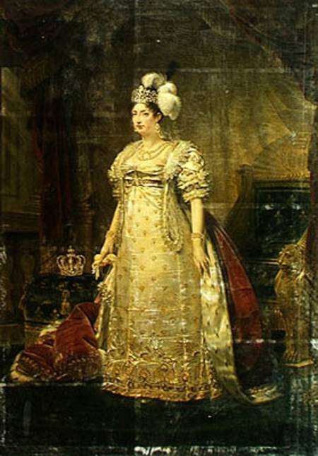 Portrait of Marie-Therese-Charlotte de France (1778-1851) Duchess of Angouleme à Jean-Antoine Gros