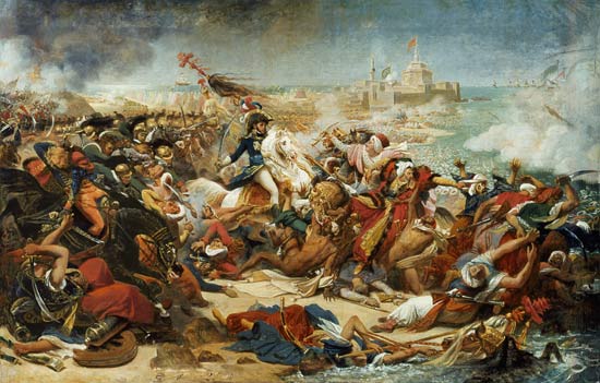 La bataille d'Abukir à Jean-Antoine Gros