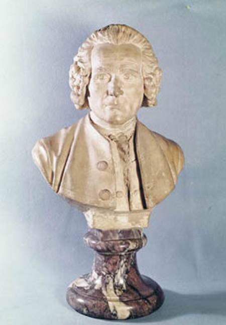Bust of Jean-Jacques Rousseau (1712-78) à Jean-Antoine Houdon