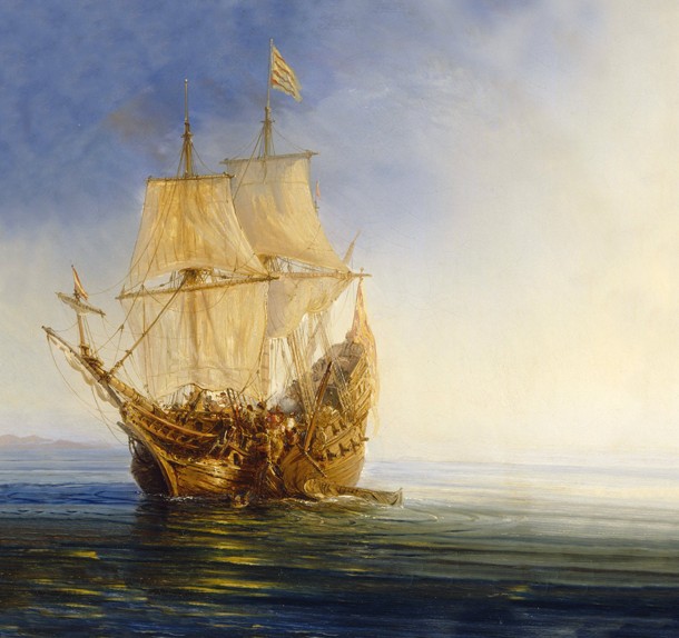Capture a galleon à Jean Antoine Theodore Gudin