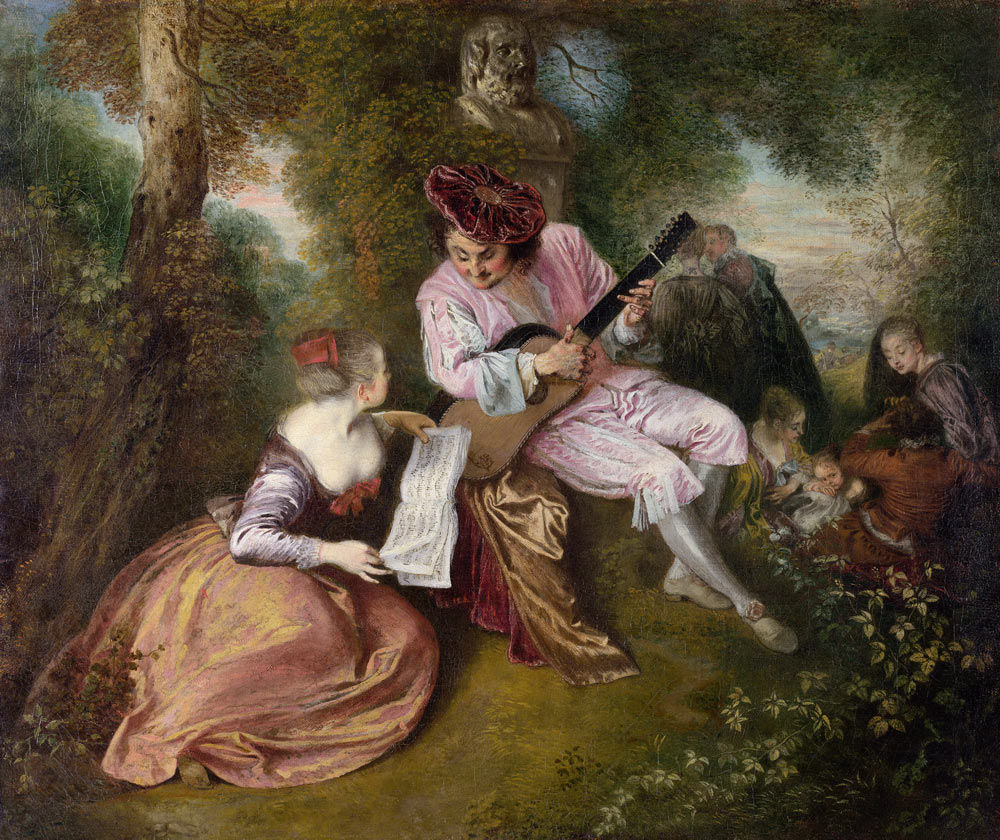 The Scale of Love (La Gamme d'Amour) à Jean Antoine Watteau