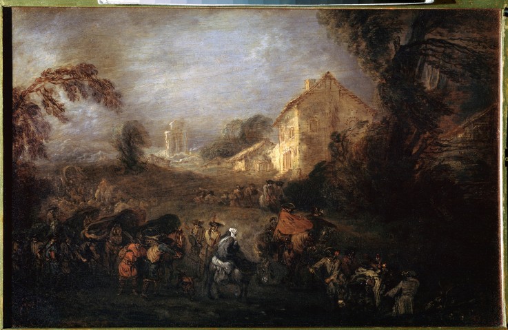 The Burdens of War à Jean Antoine Watteau