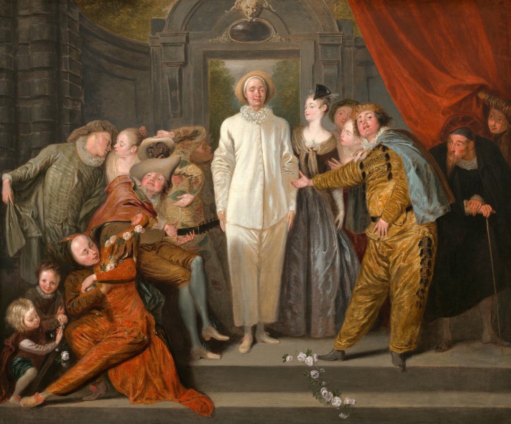 The Italian Comedians à Jean Antoine Watteau