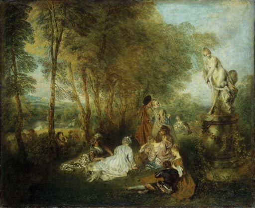 Das Liebesfest à Jean-Antoine Watteau