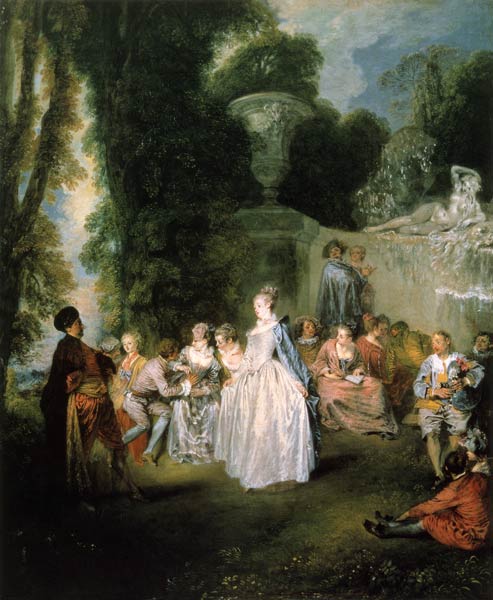 vénitien célébration à Jean-Antoine Watteau