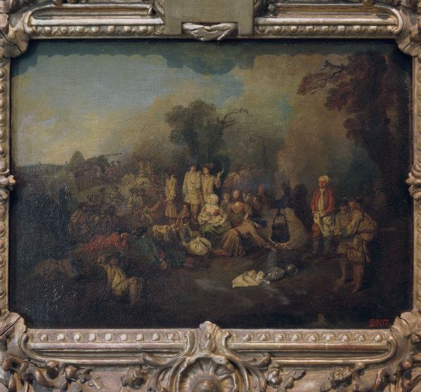 A.Watteau, Biwak à Jean-Antoine Watteau