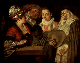 Acteur de la comédie française, à Jean-Antoine Watteau