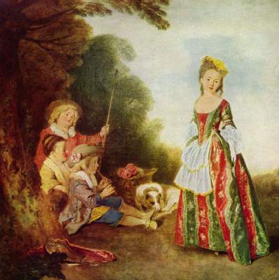 La dance à Jean-Antoine Watteau