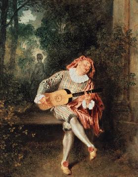 Watteau / Mezzetin / c. 1718/19