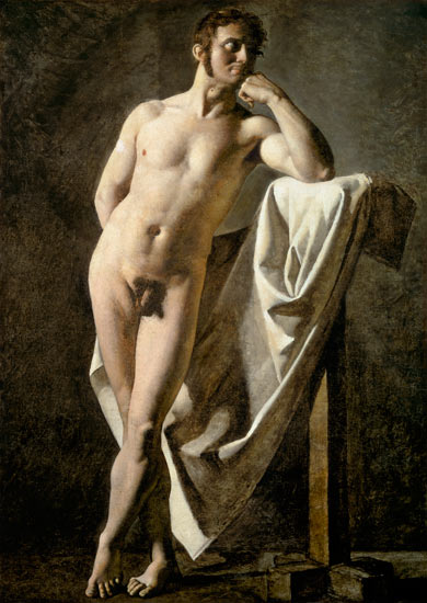 Étude anatomique d'un homme. à Jean Auguste Dominique Ingres