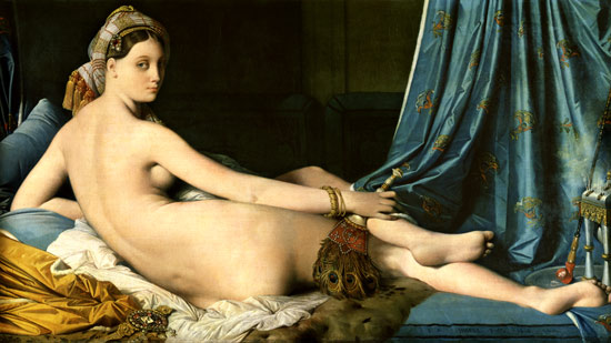 La grande odalisque à Jean Auguste Dominique Ingres