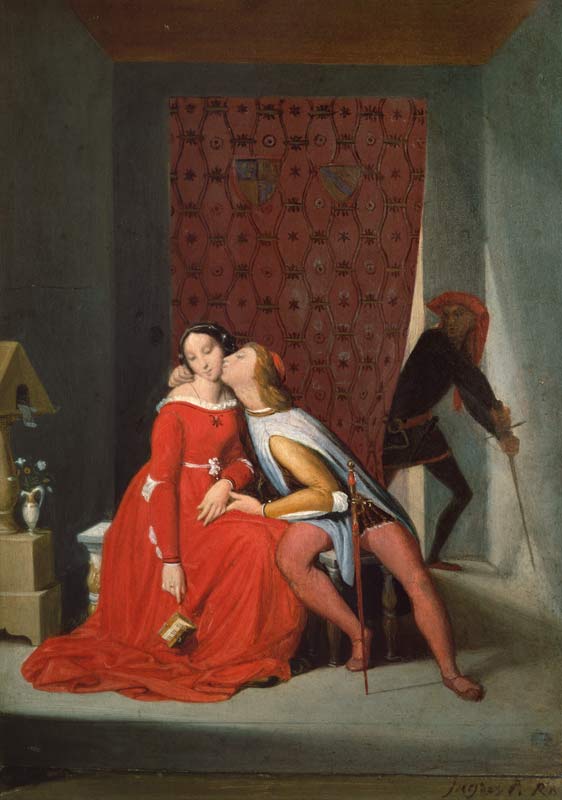Paolo and Francesca à Jean Auguste Dominique Ingres
